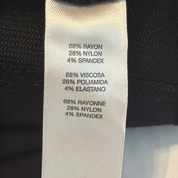 Chico's The Ultimate Fit Black Ponte Wide-Leg Crop Pants Size M/8 - Picture 11 of 15